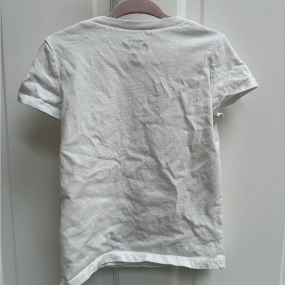 OshKosh B'gosh 3T Girls White and Pink Paris Ooh Lala Short Sleeve Tee - Picture 5 of 5